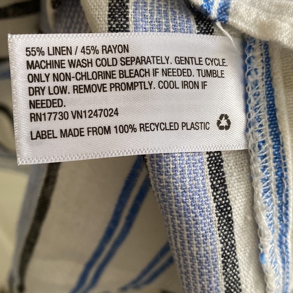 NWOT  A New Day v-neck stripped top​ - Picture 5 of 5